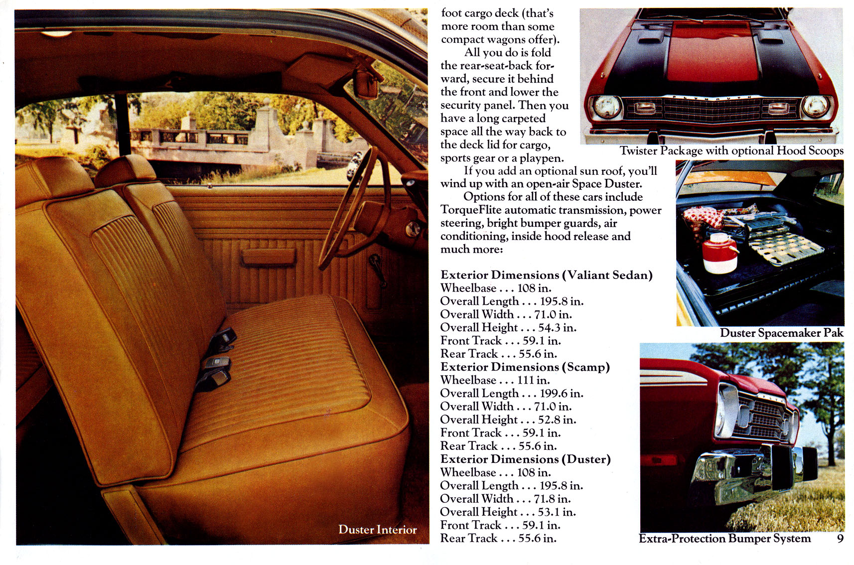 1973 Chrysler Plymouth Brochure Page 16